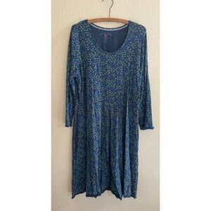 Gudrun Sjoden Organic Cotton Floral Dress Women’s Size XL